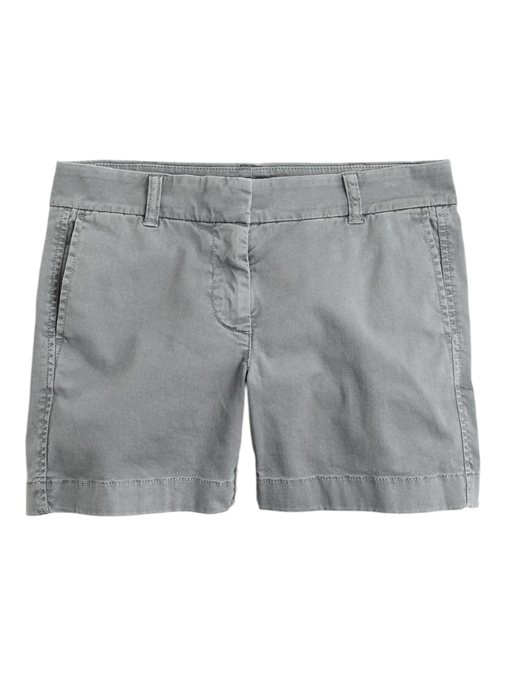 J CREW 5” Stretch Chino Short Storm Grey NWT Sz 10 Cotton